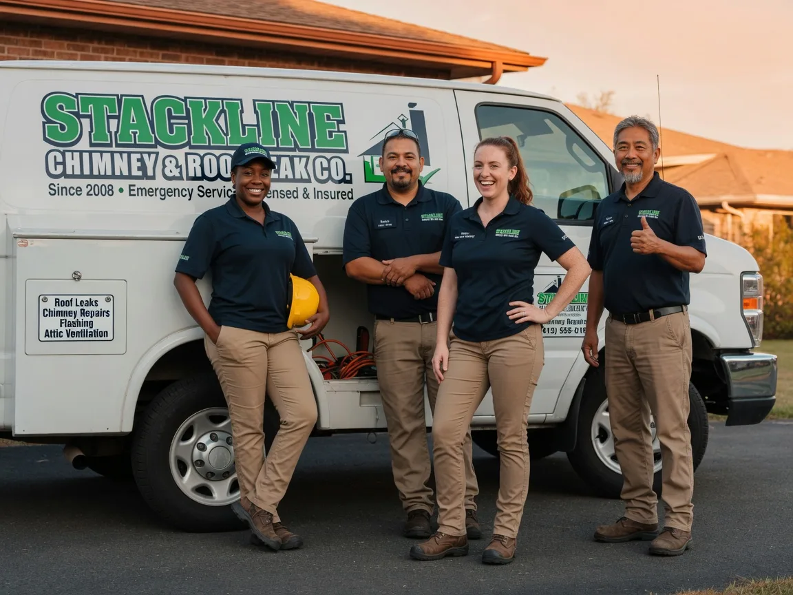 Chimney flashing repair company in Clinton, MO
